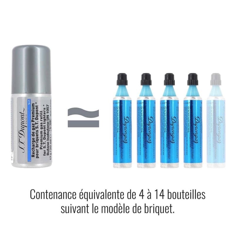 Gaz brichete S.T. Dupont Blue 000434