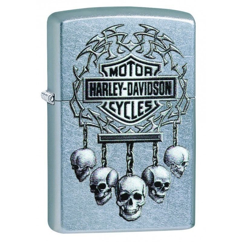 Bricheta Zippo 200 Harley Davidson 5 Skulls
