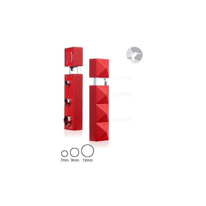 Perforator trabucuri triplu circular Colibri Quasar Red