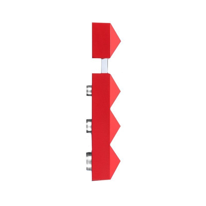 Perforator trabucuri triplu circular Colibri Quasar Red