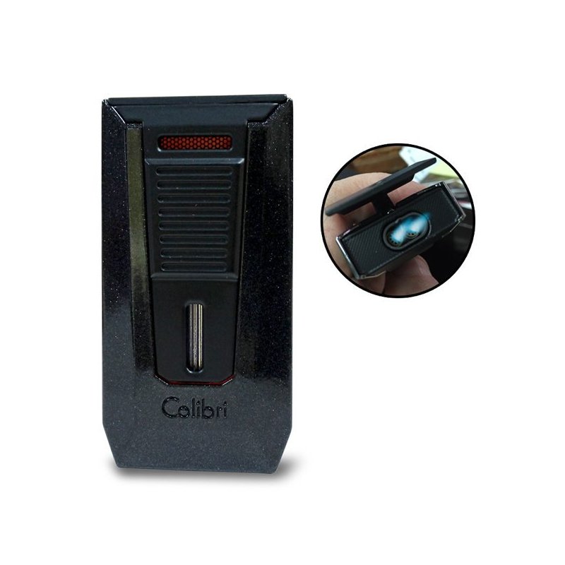 Bricheta Colibri Slide Black cu Punch trabucuri