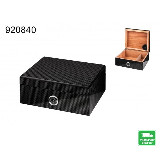 Humidor trabucuri Angelo Carbon Black 920840