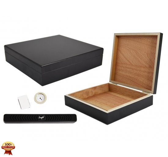 Umidor trabucuri Angelo Picolino Black 920001