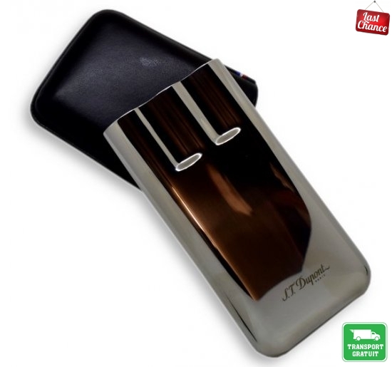 Etui trabucuri S.T. Dupont Cigar Black 3 CT