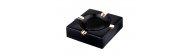 Scrumiera ceramica trabucuri Aleste Black Gold
