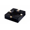 Scrumiera ceramica trabucuri Aleste Black Gold