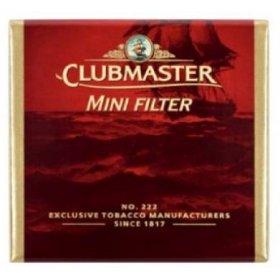 Tigari de foi Clubmaster Mini Filter Red 10