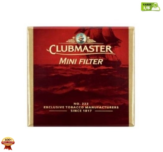 Tigari de foi Clubmaster Mini Filter Red 10 pachete