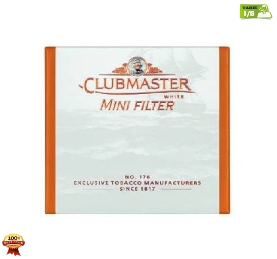 Tigari de foi Clubmaster Mini Filter White 10