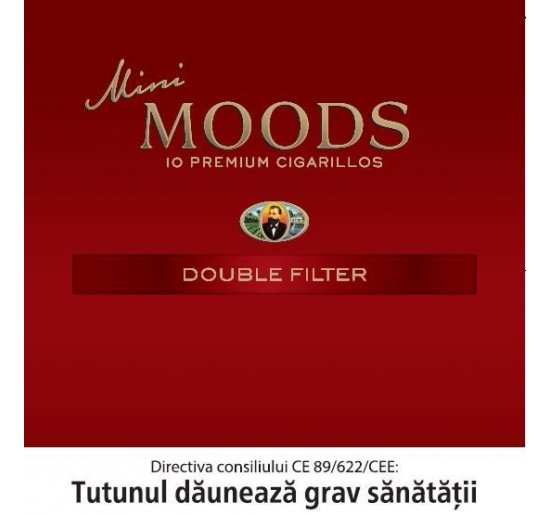 Tigari de foi Mini Moods Double Filter 20 pachete