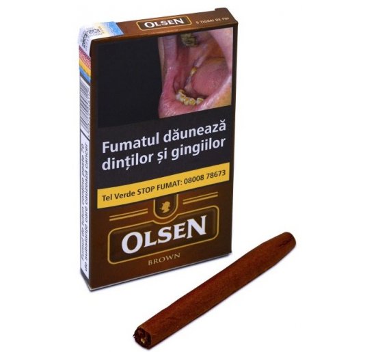 Tigari de foi Olsen Cigarillos Brown 5