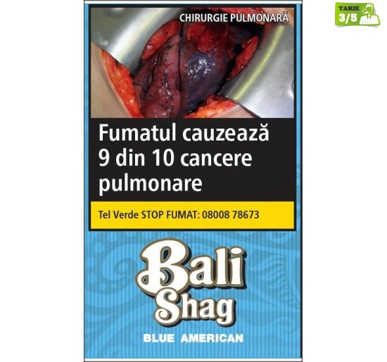 Tutun de rulat Bali Blue American Blend 40 gr