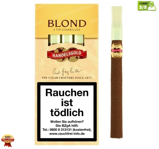 Tigari de foi Handelsgold Tip Blond 5