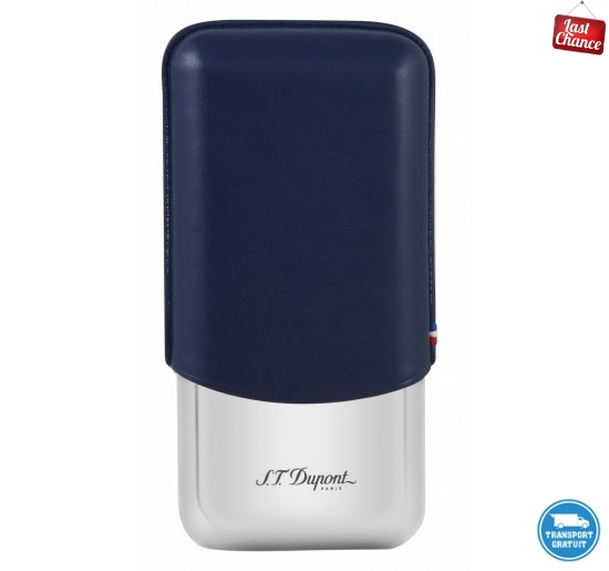 Etui trabucuri S.T. Dupont Cigar Blue 3 CT 183023