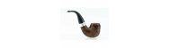 Pipa Peterson Sherlock Holmes Dark Smooth Baskerville P-Lip 9mm