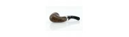 Pipa Peterson Sherlock Holmes Dark Smooth Baskerville P-Lip 9mm