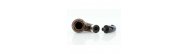 Pipa Peterson Sherlock Holmes Dark Smooth Baskerville P-Lip 9mm