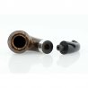 Pipa Peterson Sherlock Holmes Dark Smooth Baskerville P-Lip 9mm