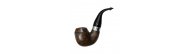 Pipa Peterson Sherlock Holmes Dark Smooth Baskerville P-Lip 9mm