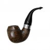 Pipa Peterson Sherlock Holmes Dark Smooth Baskerville P-Lip 9mm