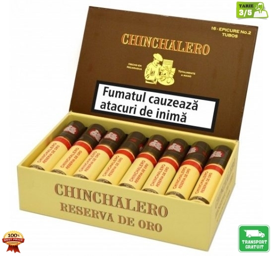 Trabucuri Chinchalero Reserva Connecticut Epicure No 2 Tubos 16