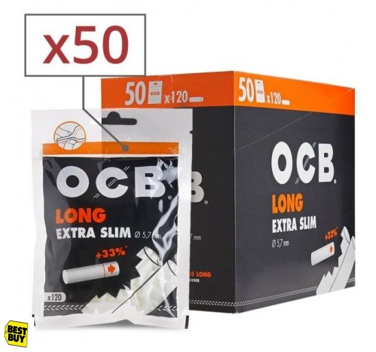 Filtre tigari Extra Slim Long OCB 6000