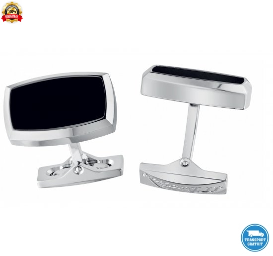 Butoni S.T. Dupont Etiquette Palladium Black Lacquer