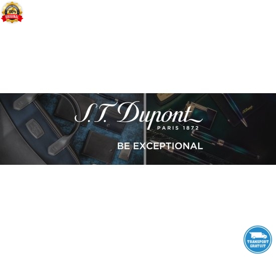 Butoni S.T. Dupont Etiquette Palladium Black Lacquer