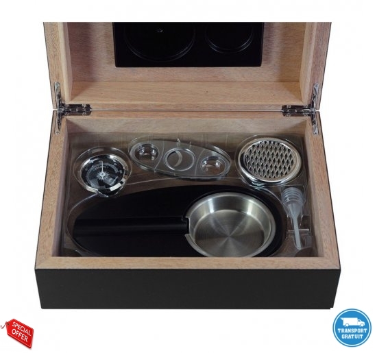 Set humidor si accesorii trabucuri Andreas Maduro 25
