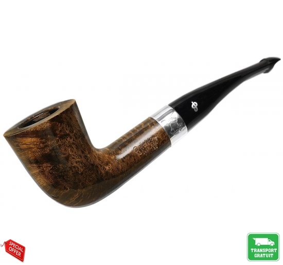 Pipa Peterson Sherlock Holmes Dark Smooth Mycroft P-Lip 9mm