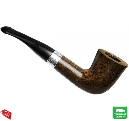 Pipa Peterson Sherlock Holmes Dark Smooth Mycroft P-Lip 9mm