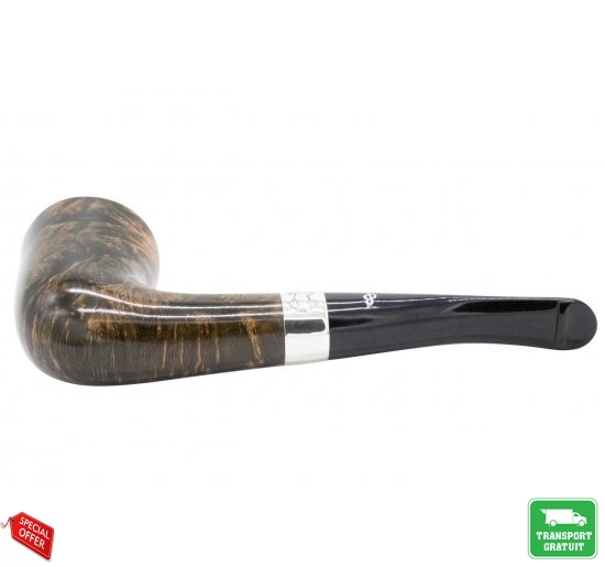 Pipa Peterson Sherlock Holmes Dark Smooth Mycroft P-Lip 9mm