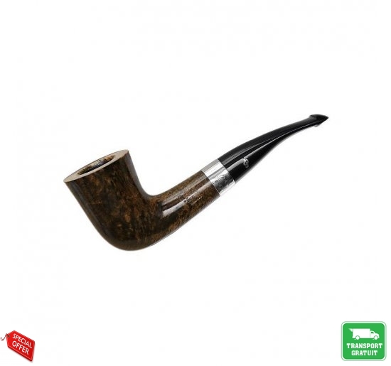 Pipa Peterson Sherlock Holmes Dark Smooth Mycroft P-Lip 9mm