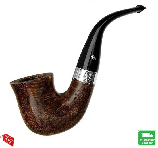 Pipa Peterson Sherlock Holmes Dark Smooth Original P-Lip 9mm