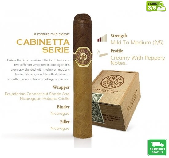 Trabucuri Joya de Nicaragua Cabinetta Series No 11 Corona Gorda 20