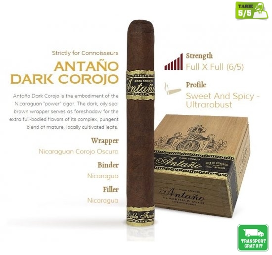 Trabucuri Joya de Nicaragua Antano Dark Corojo La Niveladora 20 Toro