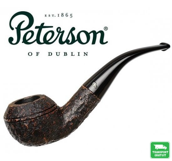 Pipa Peterson Aran Rusticated 999 Fishtail 9mm