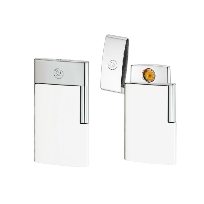 Bricheta S.T. Dupont E-Slim White  reducere brichete originale oferte