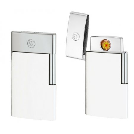 Bricheta S.T. Dupont E-Slim White  reducere brichete originale oferte