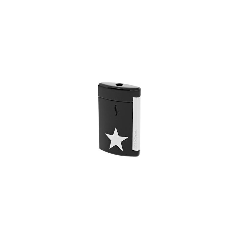 Bricheta S.T. Dupont Minijet Black w White Star 010531 brichete cadou
