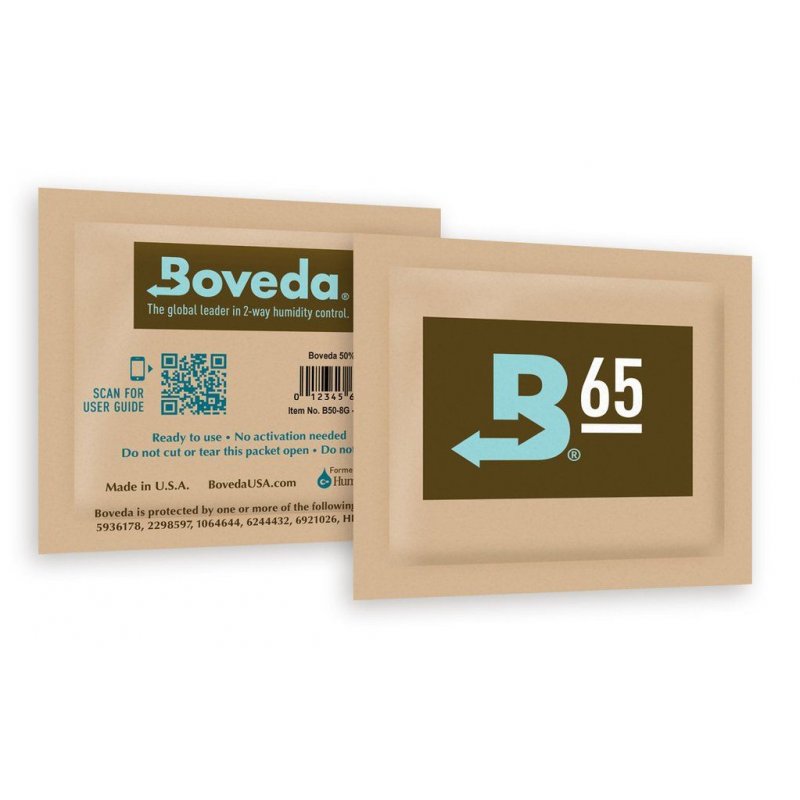 Set 12 plicuri umidificare Boveda 65% – 60g
