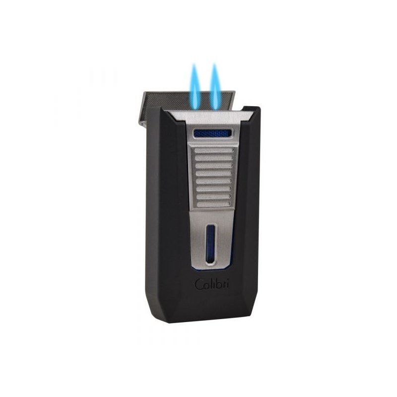 Bricheta Colibri Slide Black Chrome with Punch oferta cadou colibri