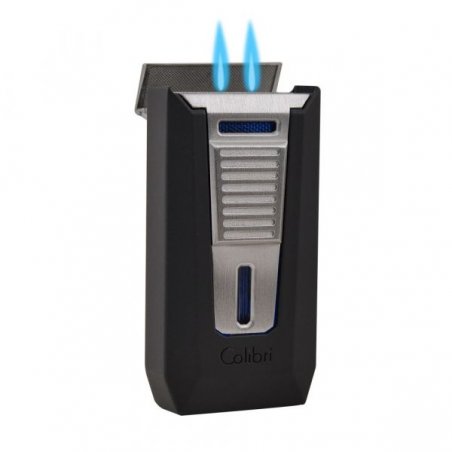 Bricheta Colibri Slide Black Chrome with Punch oferta cadou colibri