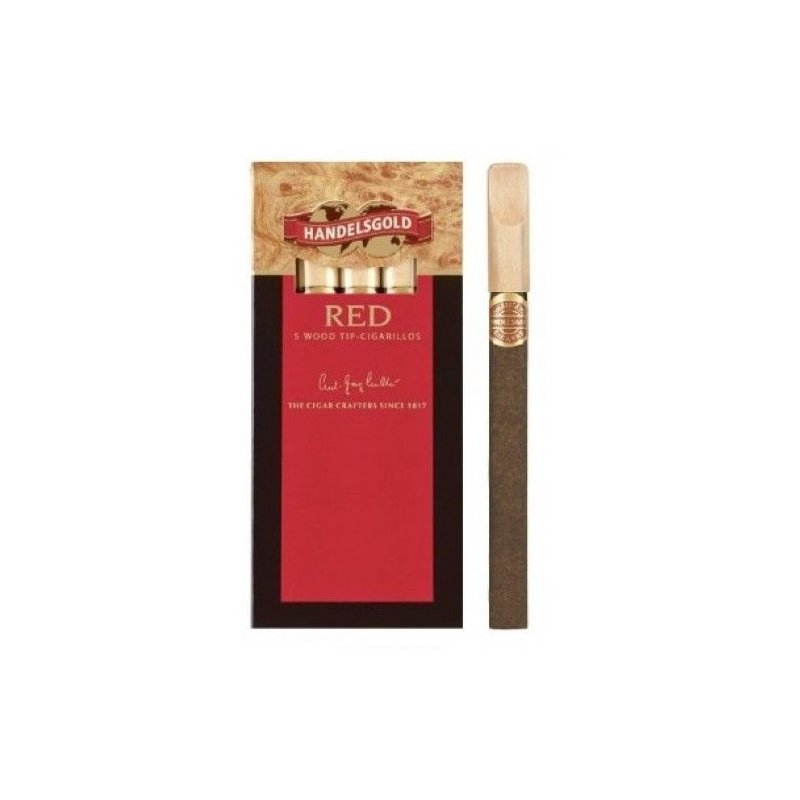 Tigari de foi Handelsgold Wood Tip Red 5
