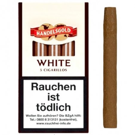 Tutungerie cu Tigari de foi Handelsgold White 5 Reduceri