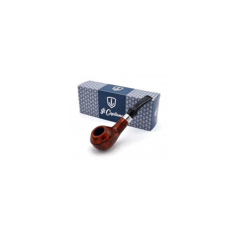 pipa il capitano caesar argent fishtail de 9 mm
