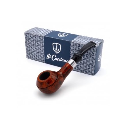 pipa il capitano caesar argent fishtail de 9 mm