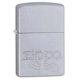 BRICHETA ZIPPO SATIN CHROME AUTO ENGRAVE EACH oferta cadou reducere