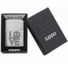BRICHETA ZIPPO LOVE AND PEACE DESIGN oferta cadou