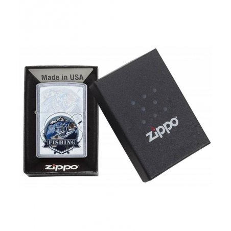 BRICHETA ZIPPO BASS FISHING DESIGN oferta cadou reducere
